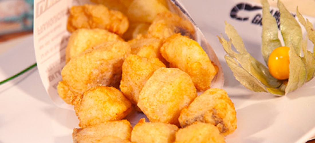 Taquitos de merluza La Mar de Gambas